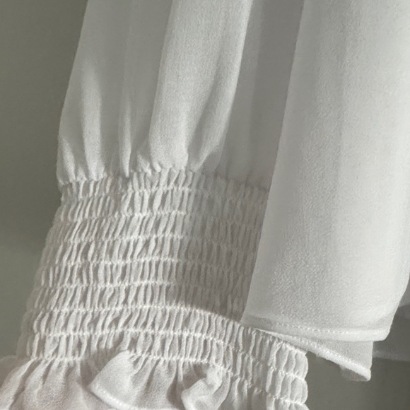 Halogen White Ruffle Blouse - Picture 3 of 8